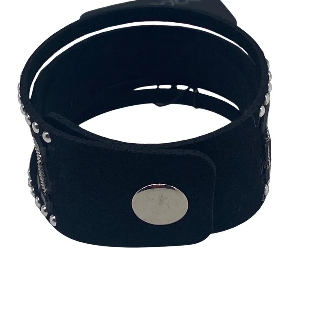 Paparazzi Jewelry Seize The Sass Black Bracelet Adjustable Snap Closure Women‎ - Picture 3 of 8